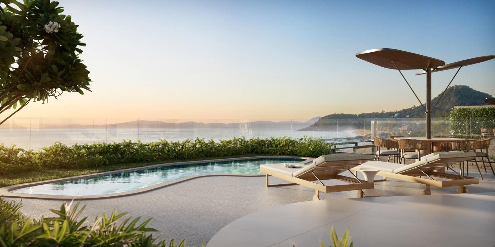 Apartamento Tipo de Alto Padrão com 4 Suítes Pé na Areia na Praia do Estaleiro | Ená