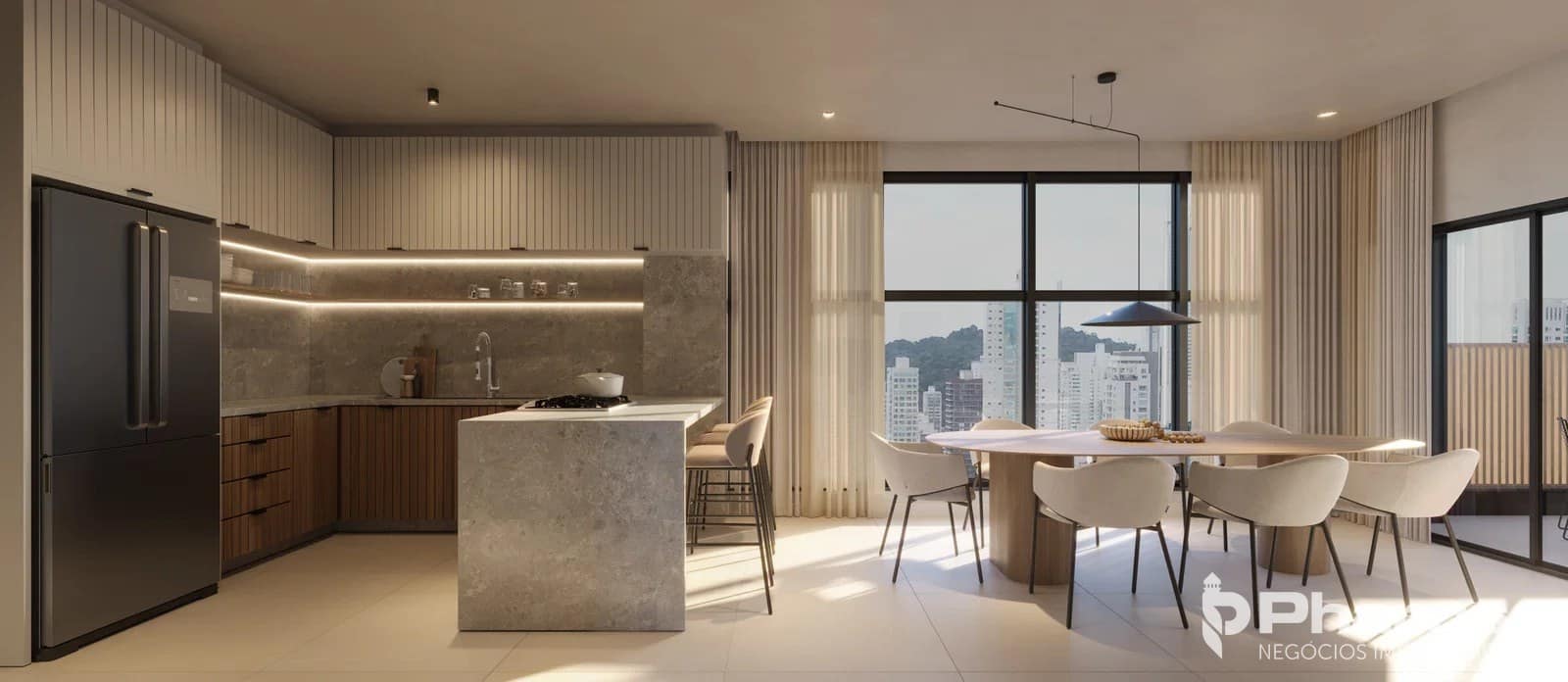 Apartamento com 3 Suítes Próximo à Praia Central | Bella Carolina Residence
