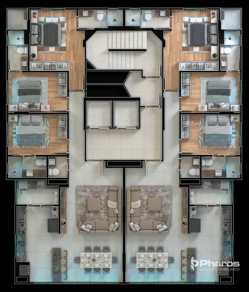 Apartamento com 3 Suítes e 2 Vagas de Garagem no Centro de Balneário Camboriú | Terraço Boa Vista - Foto 1