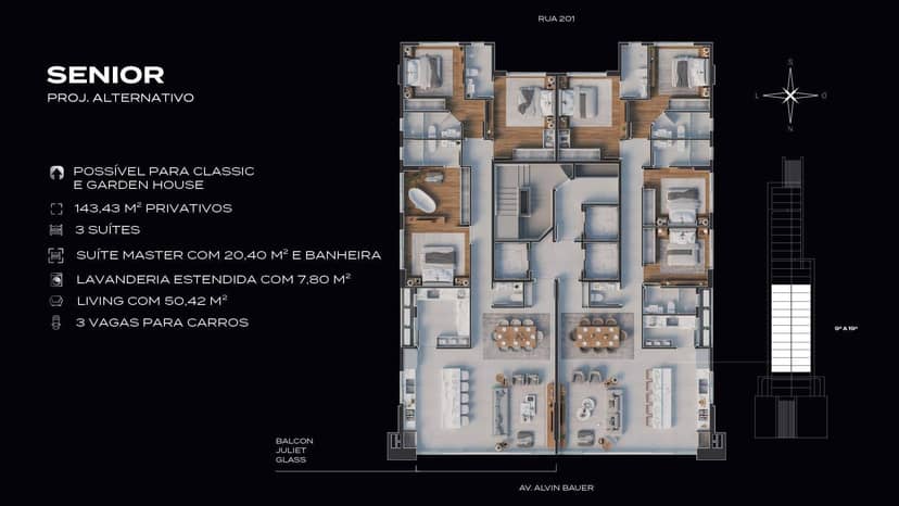 Apartamento Classic com 4 Suítes e 3 Vagas de Garagem | Timeless Arkka at Alvin - Foto 23