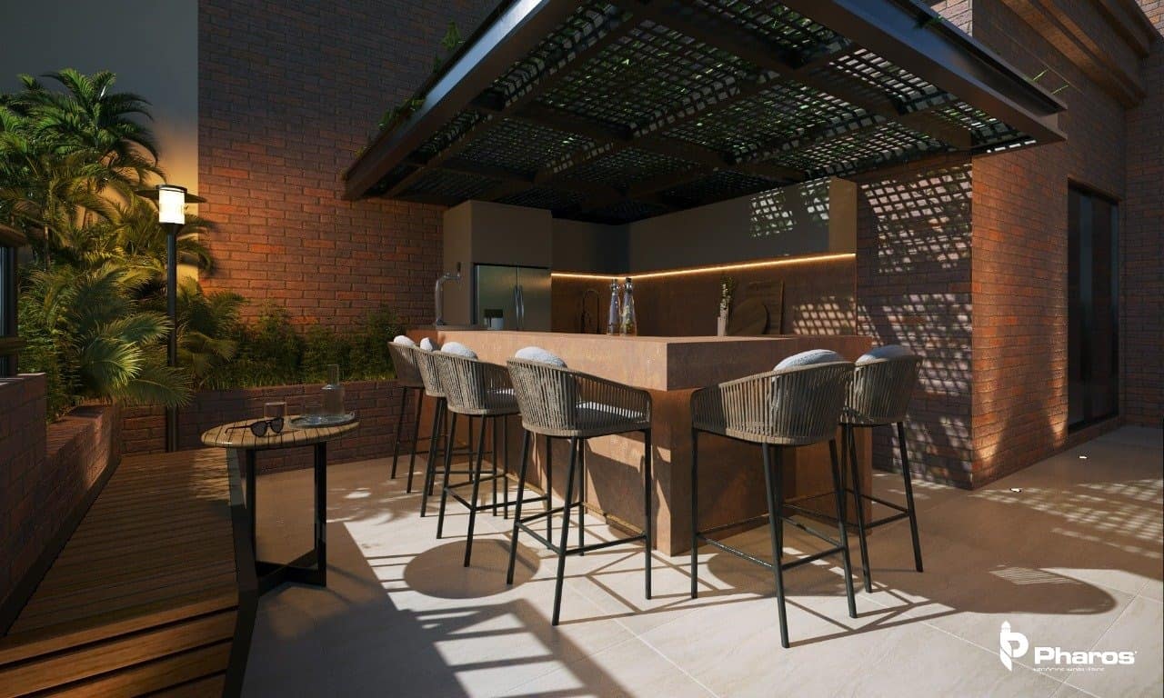Loft Compacto de 40m² com Sacada e Vista para as Montanhas | New York Lofts