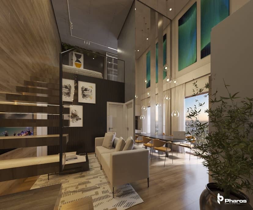 Loft Compacto de 40m² com Sacada e Vista para as Montanhas | New York Lofts - Foto 21