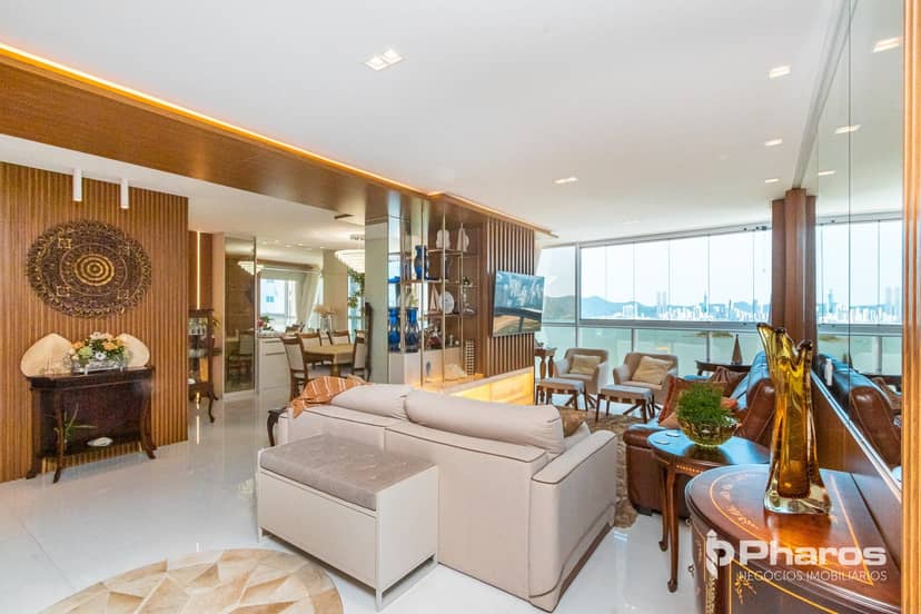 Apartamento Mobiliado em Alto Padrão com Vista Mar e 4 Suítes | Ed. Italian - Foto 1