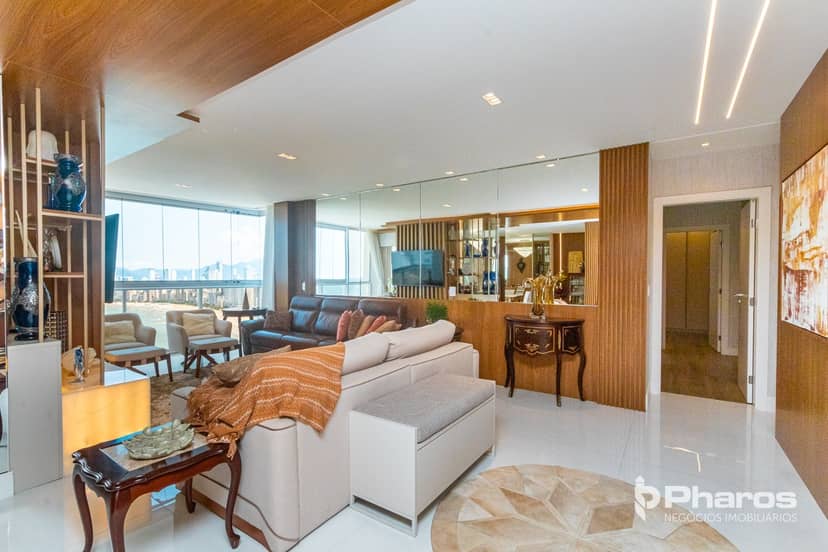 Apartamento Mobiliado em Alto Padrão com Vista Mar e 4 Suítes | Ed. Italian - Foto 3
