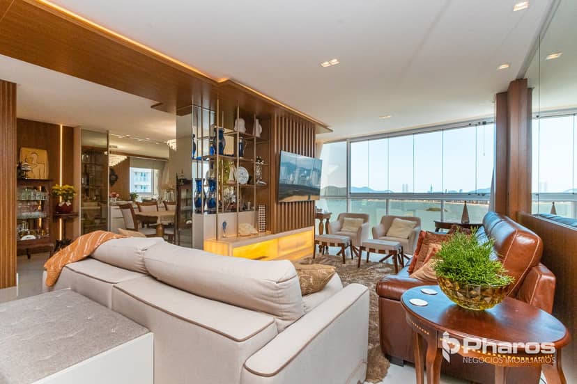 Apartamento Mobiliado em Alto Padrão com Vista Mar e 4 Suítes | Ed. Italian - Foto 4