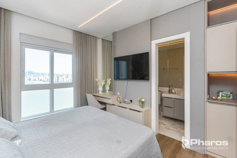 Apartamento Mobiliado em Alto Padrão com Vista Mar e 4 Suítes | Ed. Italian - Foto 23
