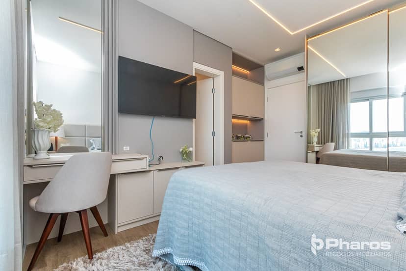 Apartamento Mobiliado em Alto Padrão com Vista Mar e 4 Suítes | Ed. Italian - Foto 25