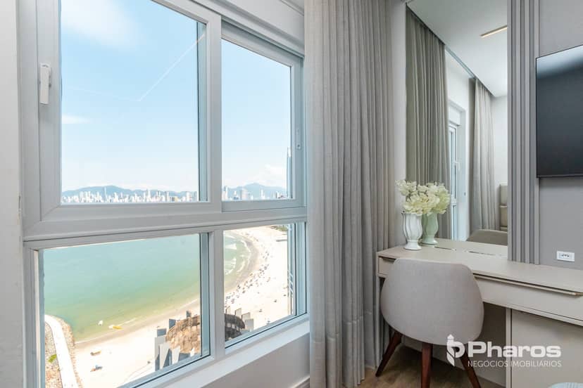 Apartamento Mobiliado em Alto Padrão com Vista Mar e 4 Suítes | Ed. Italian - Foto 27