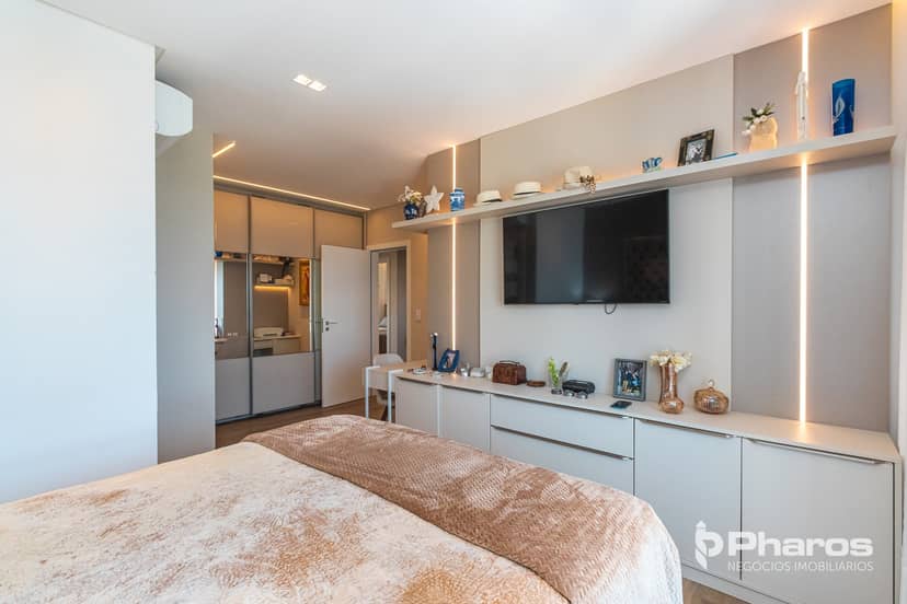 Apartamento Mobiliado em Alto Padrão com Vista Mar e 4 Suítes | Ed. Italian - Foto 34