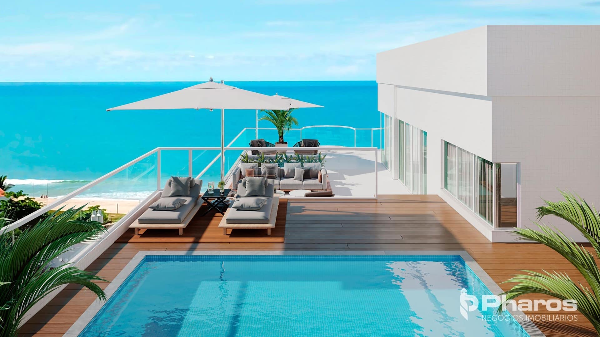 Cobertura Duplex Vista Mar com 4 Suítes e Piscina Privativa | Reserva Figueira | Brava Beach Internacional