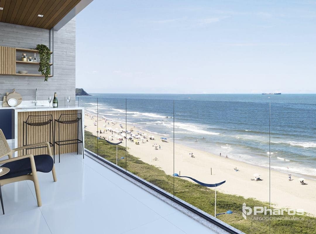 Apartamento Frente Mar com 4 Suítese 3 Vagas na Praia Brava em Itajaí | Bay House Residence