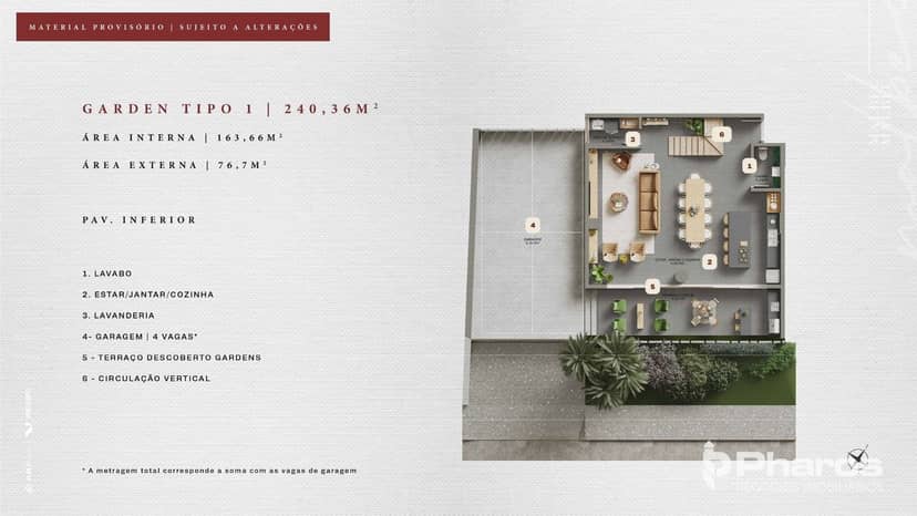 Garden Duplex com 3 Suítes na Praia Brava em Itajaí | Malbec Malbec - Foto 8