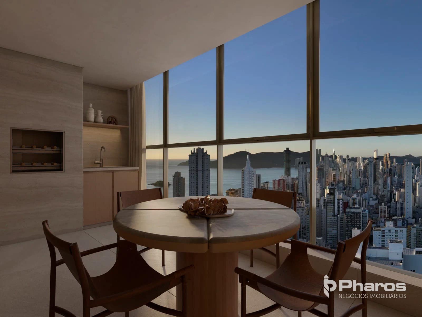Apartamento Unificado com 4 Suítes Próximo à Praia Central | La Città by Pininfarina
