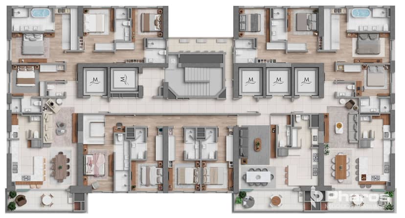 Apartamento com 4 Suítes Quadra Mar em Balneário Camboriú | Marena - Foto 33
