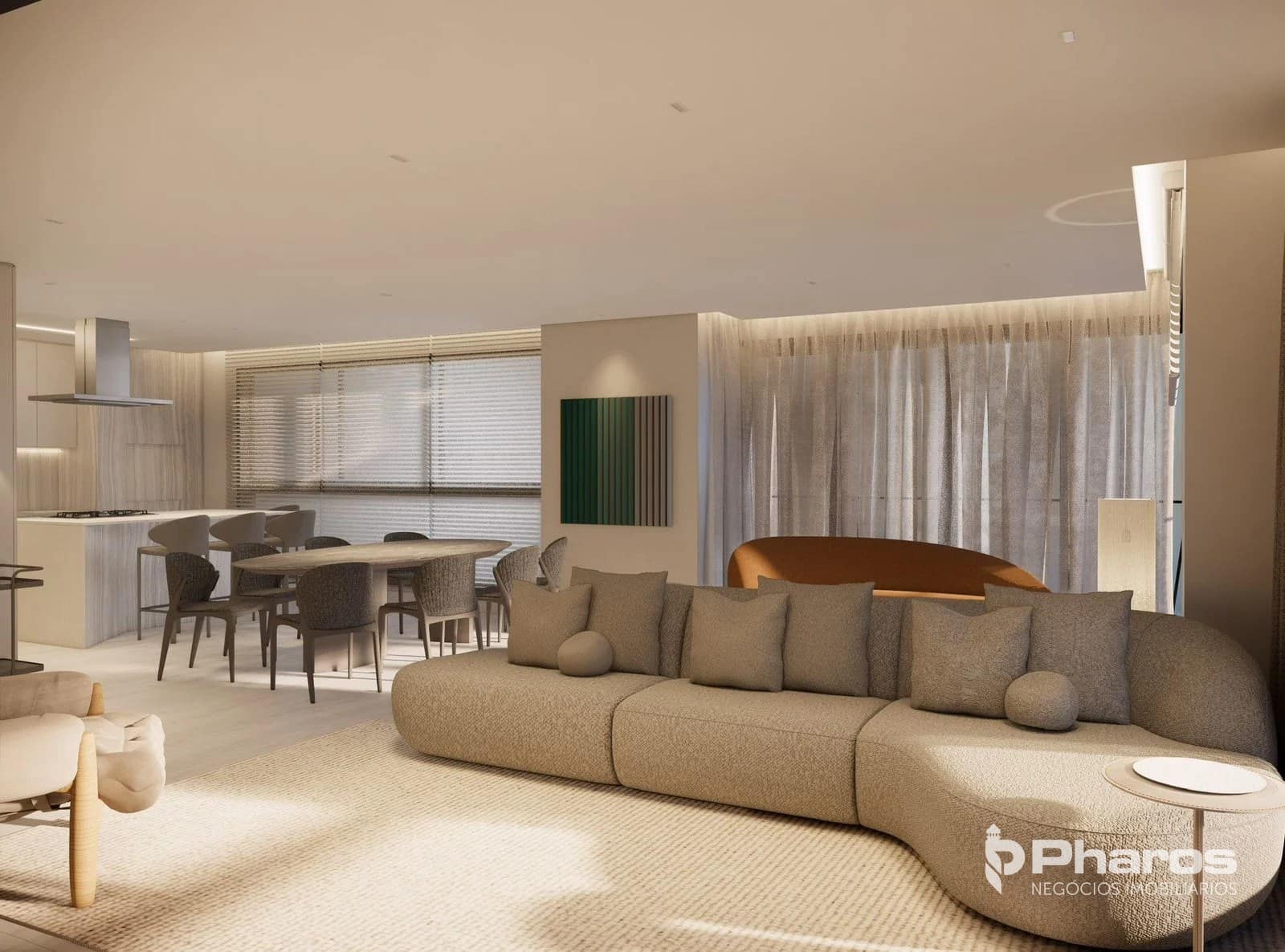 Apartamento com 4 Suítes Próximo à Praia Central | Harmonie Residence