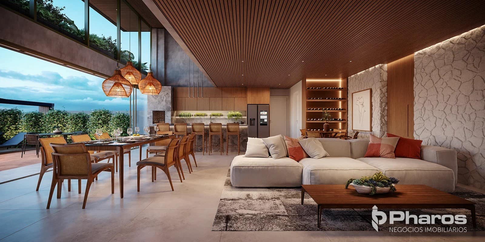 Apartamento Garden Duplex com 4 Suítes e Piscina Privativa na Praia Brava | Horizon Beach House