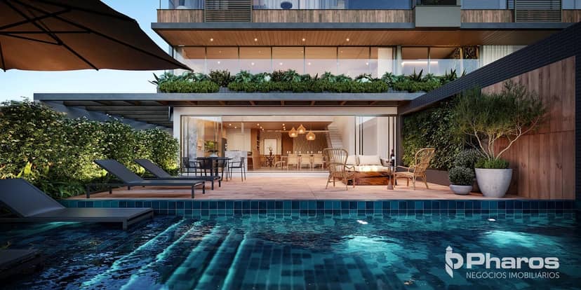 Apartamento Garden Duplex com 4 Suítes e Piscina Privativa na Praia Brava | Horizon Beach House - Foto 4