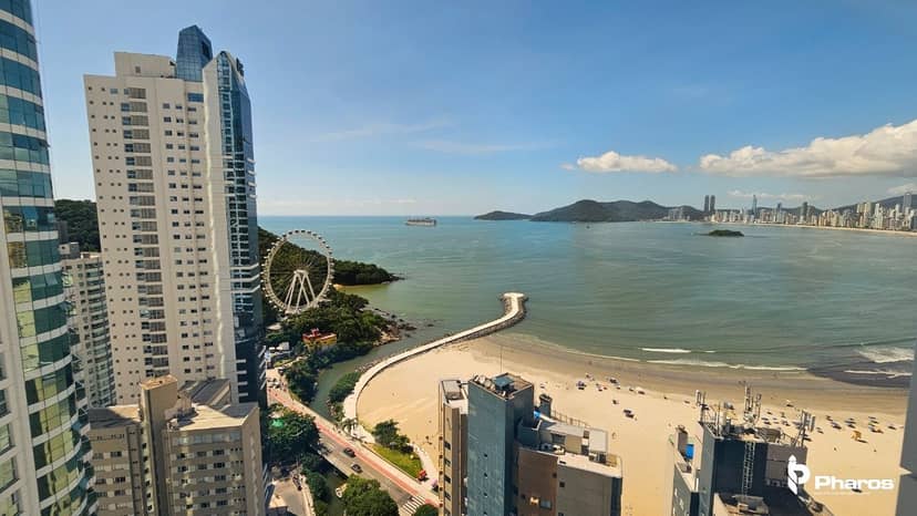 Apartamento com 4 suítes e Vista Permanente da Orla de Balneário Camboriú | Skyline Tower - Foto 7
