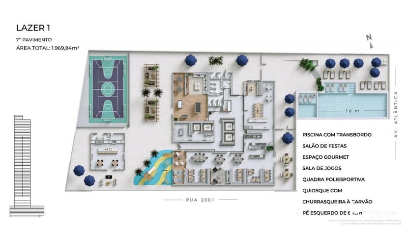 Apartamento Frente Mar e Vista Mar com 4 Suítes na Barra Norte de Balneário Camboriú | Boreal Tower - Foto 31