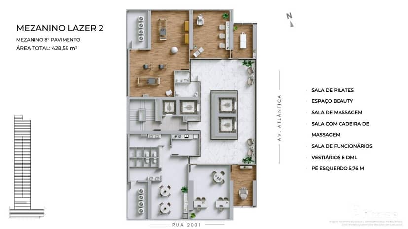 Apartamento Frente Mar e Vista Mar com 4 Suítes na Barra Norte de Balneário Camboriú | Boreal Tower - Foto 32