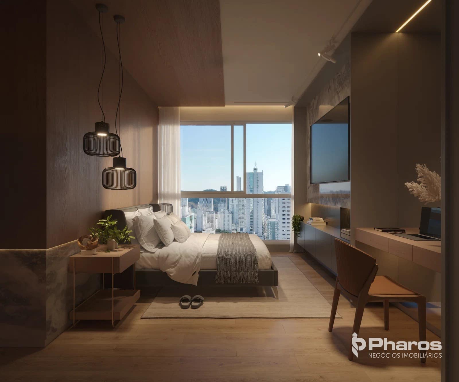 Diferenciado com 4 Suítes e 3 Vagas Próximo à Praia Central | Alicante Casa