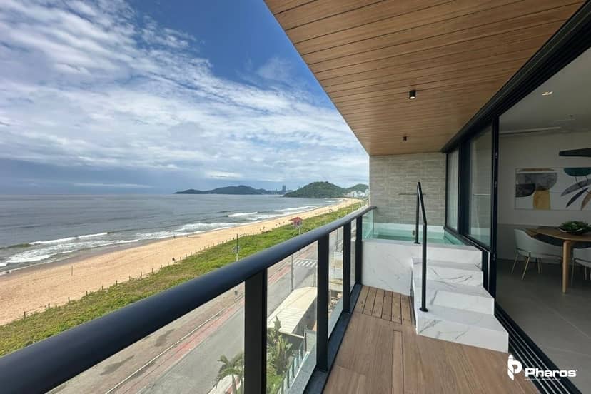 Apartamento Mobiliado Frente Mar com 3 Suítes na Praia Brava | Sunrise Praia Brava - Foto 2