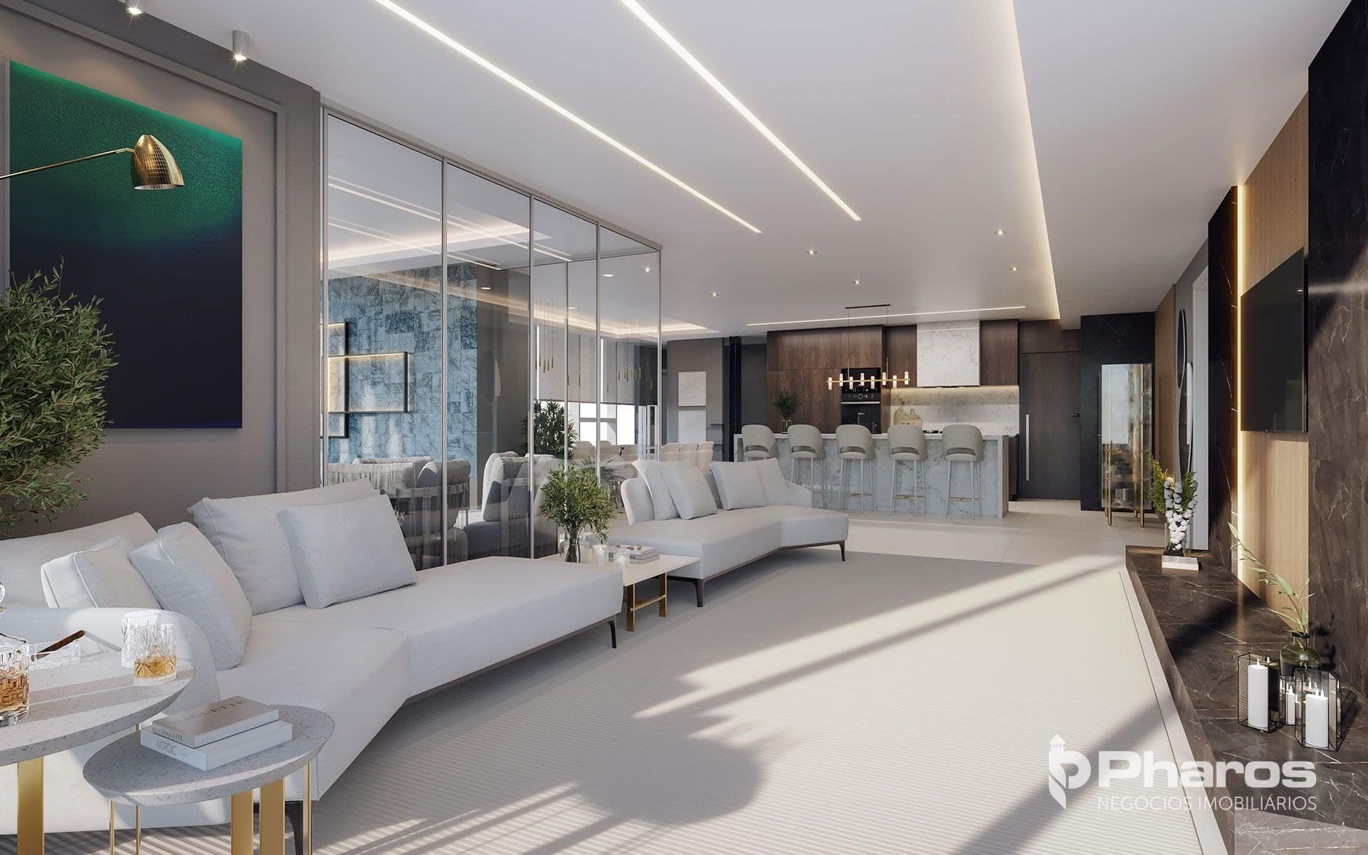 Apartamento Master com 6 Suítes Próximo à Praia Central | Iconic Tower