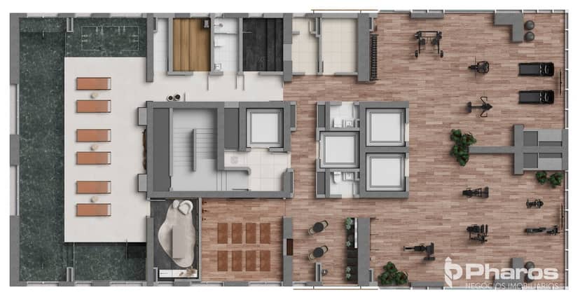 Apartamento com 4 Suítes e 232m² Privativos Frente Mar | Hyde - Foto 44