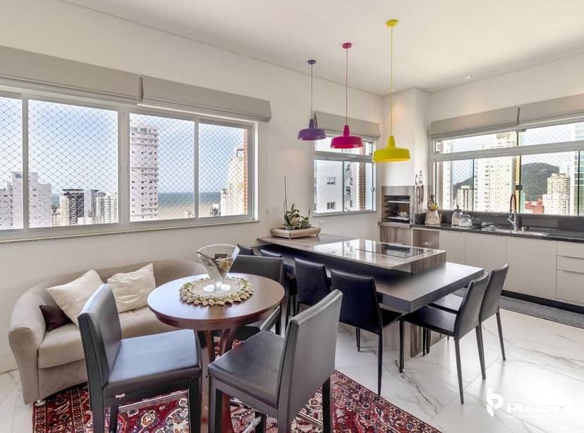Cobertura Duplex Finamente Mobiliada com 4 suítes e 6 Vagas no Centro de Balneário Camboriú | Ville de France - Foto 8