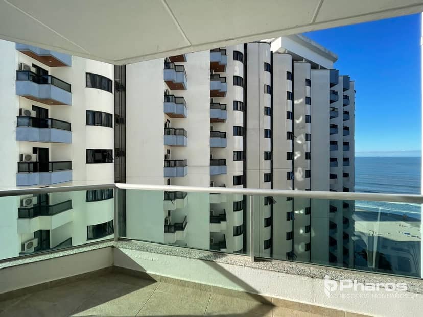 Apartamento Mobiliado com Vista Mar e 2 Dormitórios | Edifício Paris - Foto 10