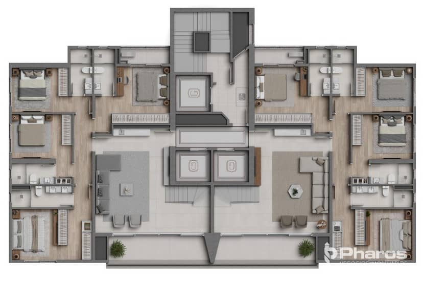 Cobertura Duplex com Terraço e Piscina Privativa | Gales Village - Foto 15