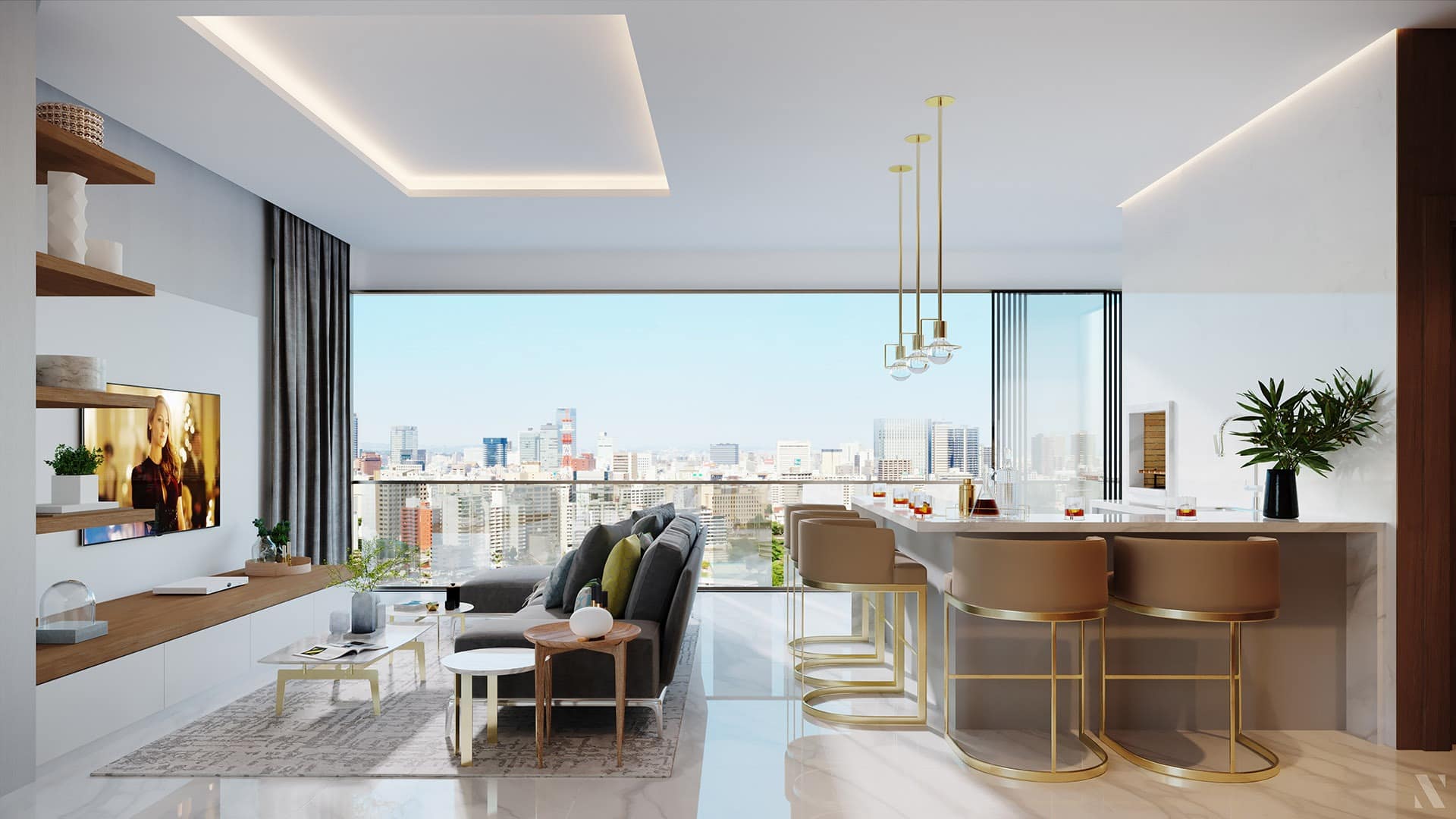 Apartamento com 4 Suítes Próximo à Praia Central | Admirá Arrka Concept