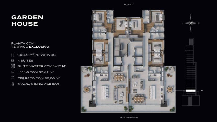 Apartamento Diferenciado com 4 suítes Próximo à Praia Central | Timeless Arkka at Alvin - Foto 23