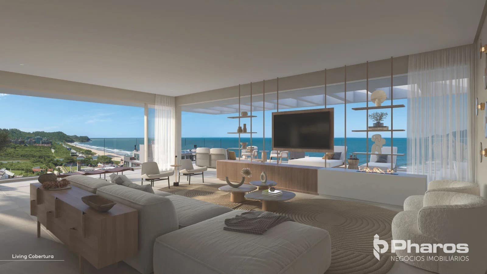 Cobertura Vista Mar com 4 Suítes e Piscina Privativa na Praia Brava em Itajaí | Aura Living Home