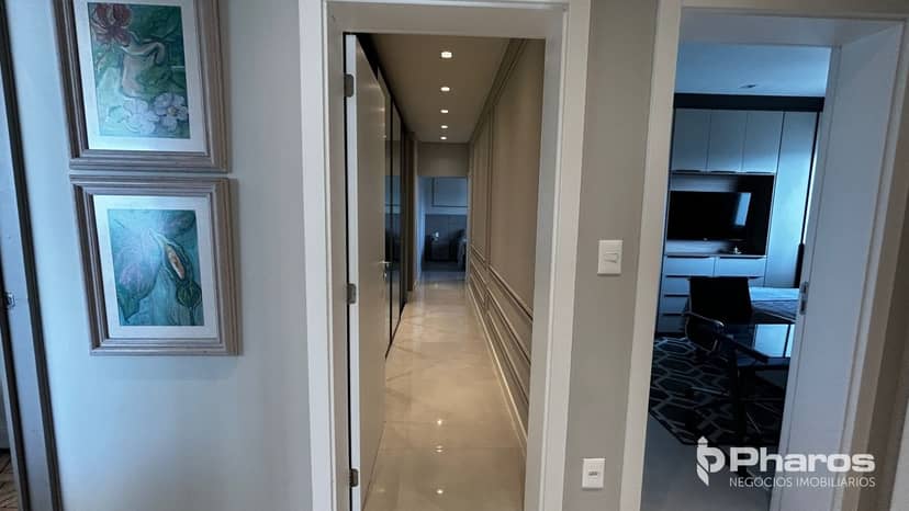 Apartamento Finamente Decorado com 4 Suítes e 4 Vagas | Biarritz Residence - Foto 19