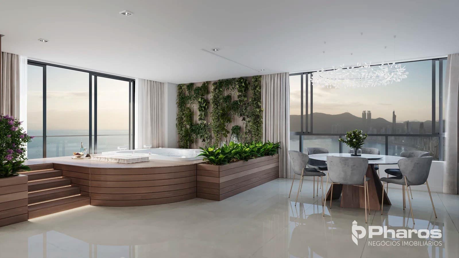 Penthouse Frente Mar com 6 Suítes e SPA Privativo no Centro de Balneário Camboriú | Harmony Ocean Front