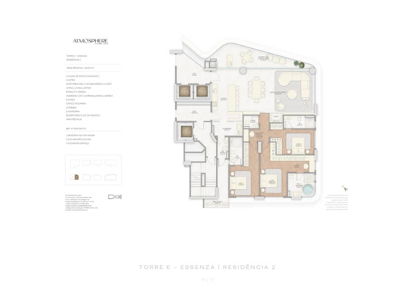 Apartamento com 3 Suítes e 2 Vagas de Garagem na Praia Brava | Atmosphere Home Spa - Foto 1