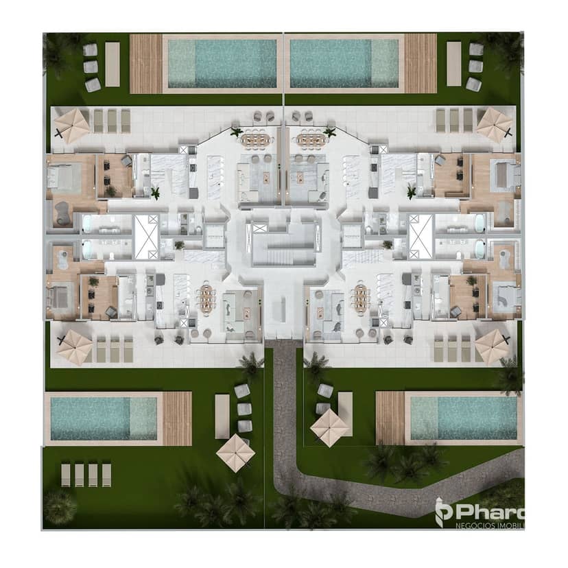 Apartamento Garden Duplex com 4 Suítes e Terraço Privativo na Praia Brava Norte | Scenarium Brava Norte - Foto 20