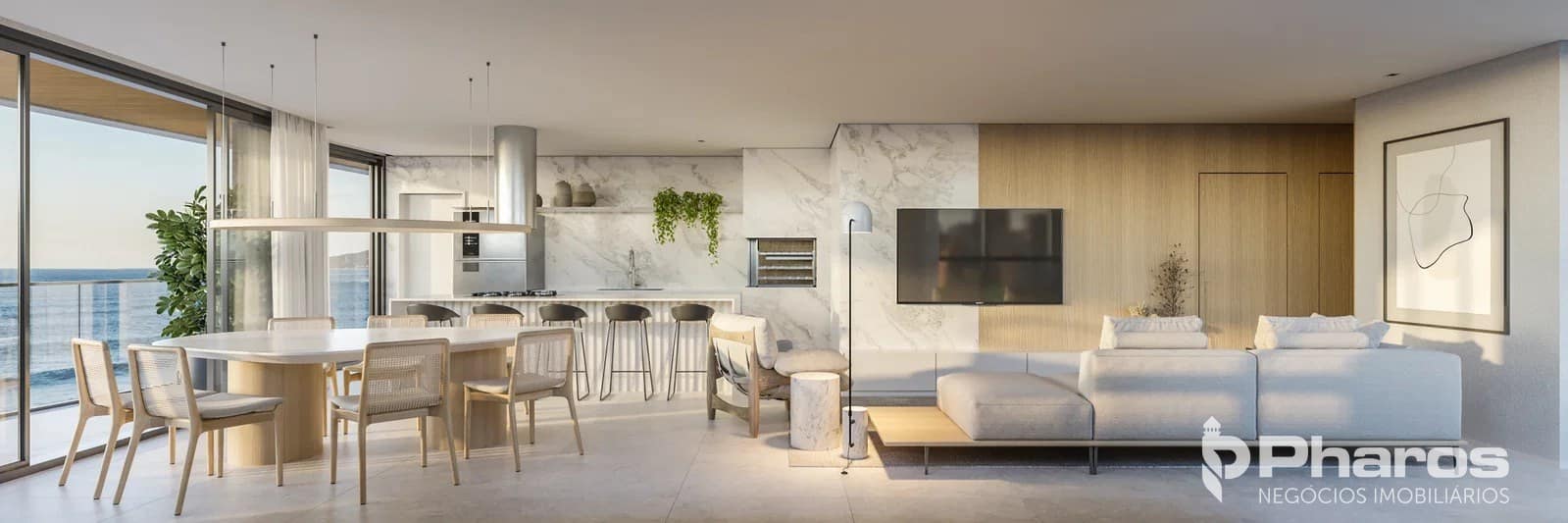 Apartamento Frente Mar com 3 Suítes e Piscina Privativa na Praia Brava em Itajaí | Sense Praia Brava
