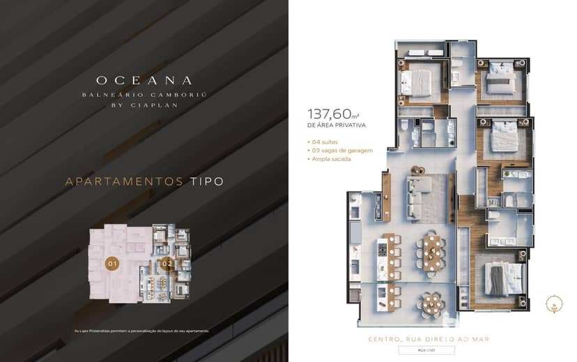 Cobertura Duplex com 4 Suítes e Terraço Privativo | Oceana Residence - Foto 6
