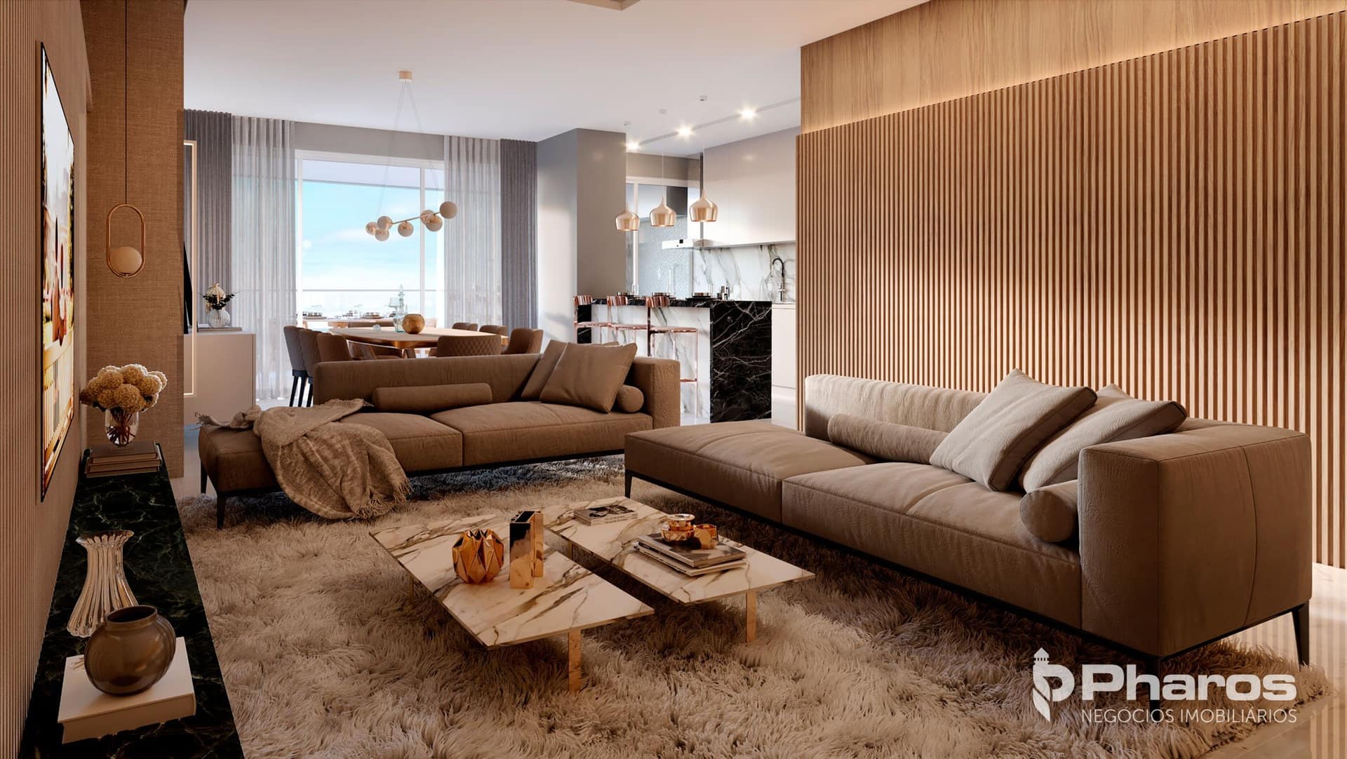 Apartamento Vista Mar com 4 Suítes e 3 Vagas na Praia Brava em Itajaí | Reserva Figueira | Brava Beach Internacional