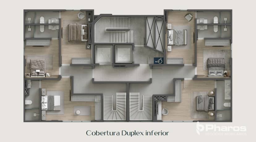 Cobertura Duplex com 3 Suítes Próximo à Praia Central | Bella Carolina Residence - Foto 11