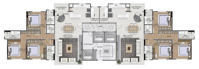 Apartamento com 3 Suítes e 3 Vagas de Garagem no Centro de Balneário Camboriú | Exuberance Residence - Foto 59