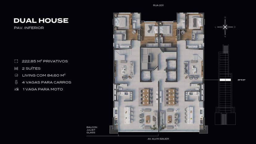 Apartamento Duplex com 5 Suítes no Centro de Balneário Camboriú | Timeless Arkka at Alvin - Foto 23