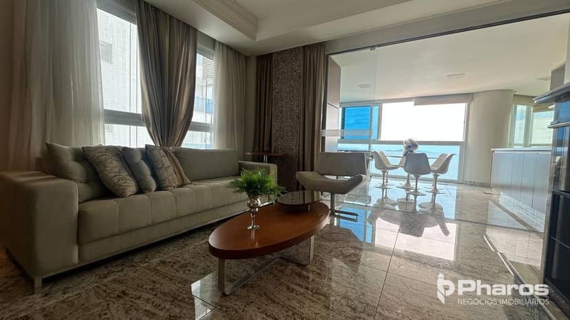 Amplo Apartamento Frente Mar com 5 Suítes na Barra Sul | Costão da Barra - Foto 2