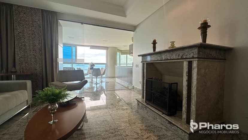 Amplo Apartamento Frente Mar com 5 Suítes na Barra Sul | Costão da Barra - Foto 3