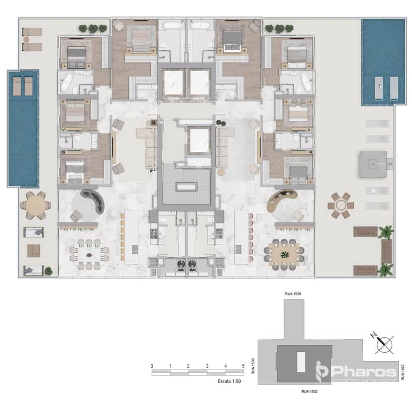 Apartamento Diferenciado com Piscina Privativa e 4 Dormitórios | Iconic Tower - Foto 15