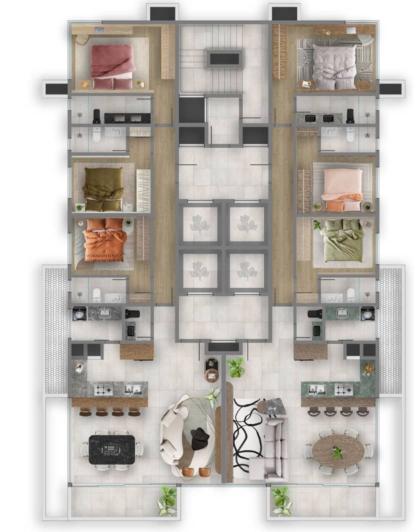 Apartamento com 3 Suítes e Varanda na Barra Norte | Palazzo Giardino Residencial - Foto 2