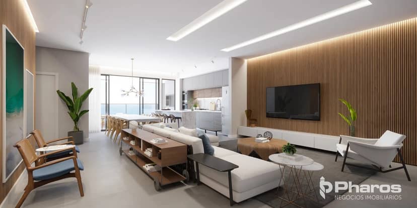 Apartamento com 3 Suítes e 3 Vagas na Praia Brava em Itajaí | Ocean Wind Residence - Foto 2