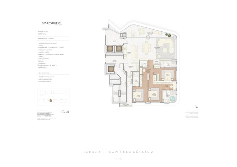 Apartamento com 3 Suítes e 2 Vagas de Garagem na Praia Brava | Atmosphere Home Spa - Foto 1